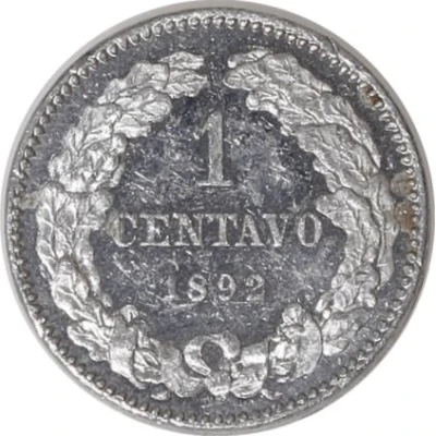 1 Centavo Pattern back