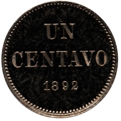 1 Centavo Pattern back