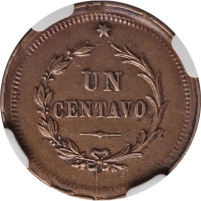 1 Centavo Pattern back