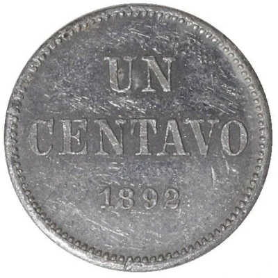 1 Centavo Piedfort back