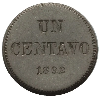 1 Centavo Piedfort back