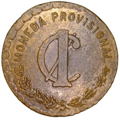 1 Centavo Provisional Government back