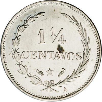 1¼ Centavos back