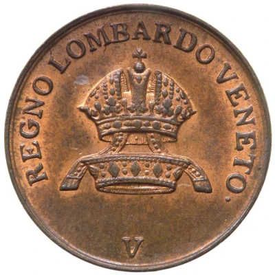 1 Centesimo - Ferdinand I front