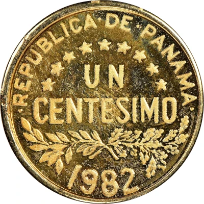 1 Centesimo Gold Piefort front