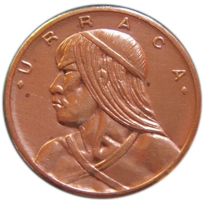 1 Centésimo Copper Plated Zinc back