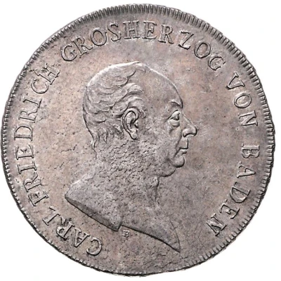 1 Conventionsthaler - Charles I Frederick front