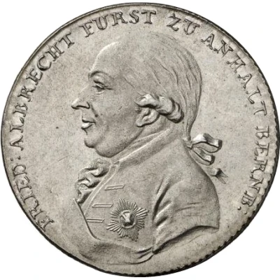 1 Conventionsthaler - Frederick Albert front