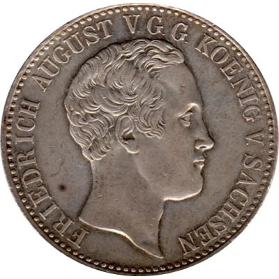 1 Conventionsthaler - Frederick August II front