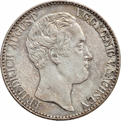 1 Conventionsthaler - Frederick August II front