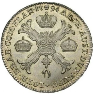 1 Couronne / Kronenthaler - Francis II Type back