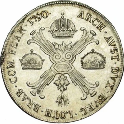 1 Couronne / Kronenthaler - Leopold II back