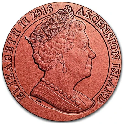 1 Crown - Elizabeth II 175th Anniversary Penny Red front