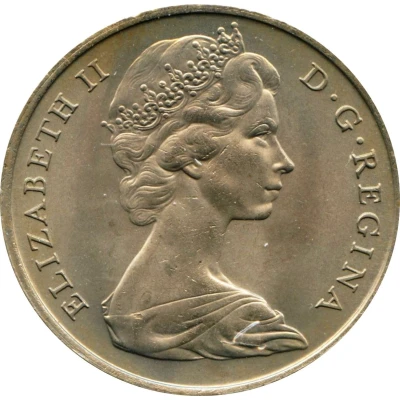 1 Crown - Elizabeth II 2nd portrait front