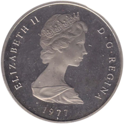 1 Crown - Elizabeth II 2nd portrait front