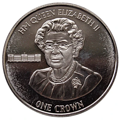 1 Crown - Elizabeth II 90th Birthday of Her Majesty Queen Elizabeth II back