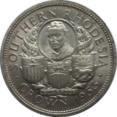 1 Crown - Elizabeth II Cecil Rhodes back