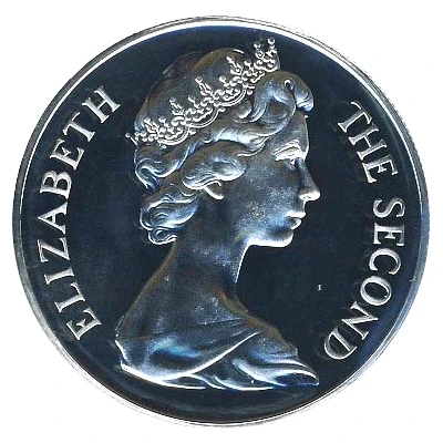 1 Crown - Elizabeth II Manx Cat front