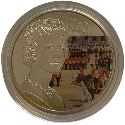 1 Crown - Elizabeth II Platinum Jubilee back