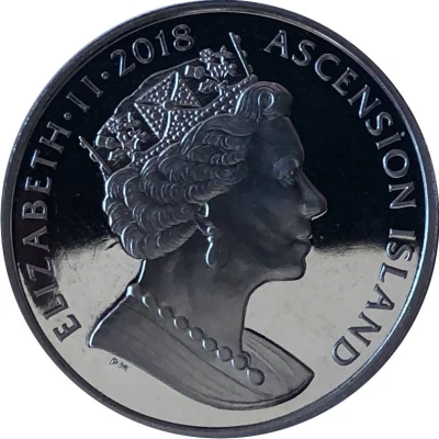 1 Crown - Elizabeth II Sapphire Coronation front