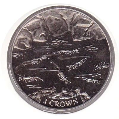 1 Crown - Elizabeth II Shrimp back