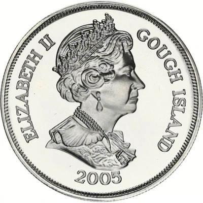 1 Crown - Elizabeth II Victory in Europe; Silver front