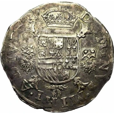 1 Daalder - Philip II with Portugal shield; Brussels back