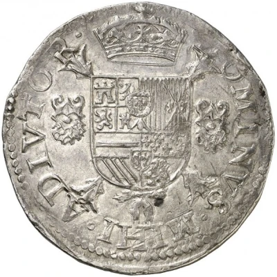 1 Daalder - Philip II with Portugal shield back