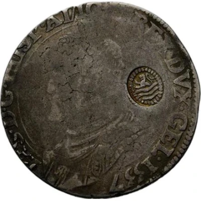 1 Daalder "Philipsdaalder" - Philip II ANG - Countermark A27. front