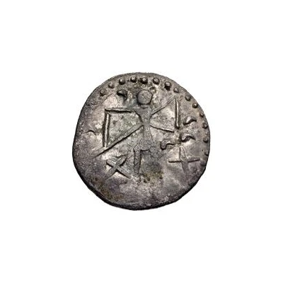 1 Denarius X; cross back