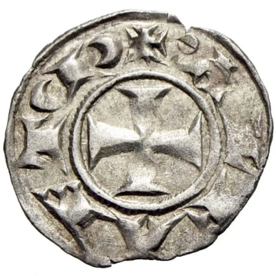 1 Denier 13th Century - Anonymous ND back