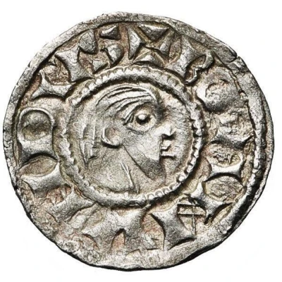 1 Denier - Bohemond III, Minority Bareheaded; Type A ND front