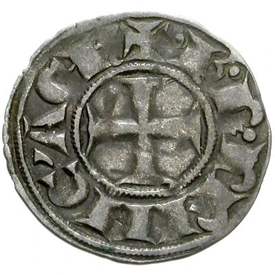 1 Denier - Charles I d'Anjou ND front