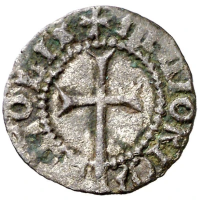 1 Denier - Ferdinandus II dots ND back