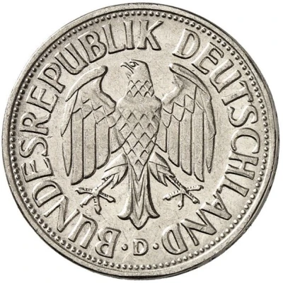 1 Deutsche Mark Pattern front