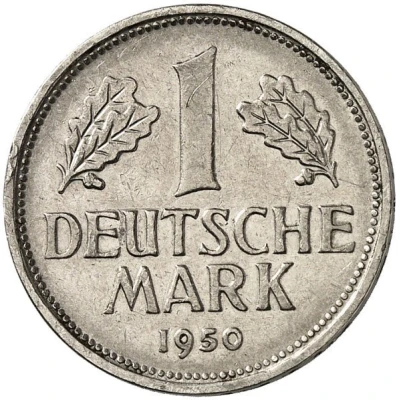 1 Deutsche Mark Pattern back