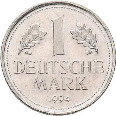 1 Deutsche Mark Pattern front