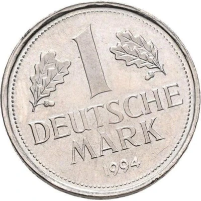 1 Deutsche Mark Pattern back