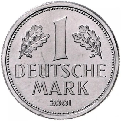 1 Deutsche Mark Pattern back