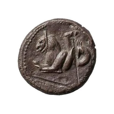 1 Didrachm Beast series: facing left 501 BC - 450 BC front