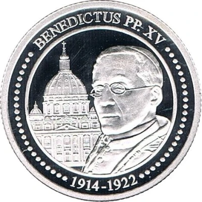 1 Diner Pope Bendictus XV back