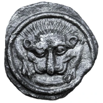 1 Diobol Beast series 501 BC - 450 BC front