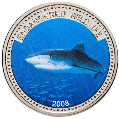 1 Dollar Blue Shark back