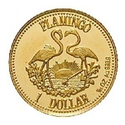 1 Dollar Bullion-Flamingo back