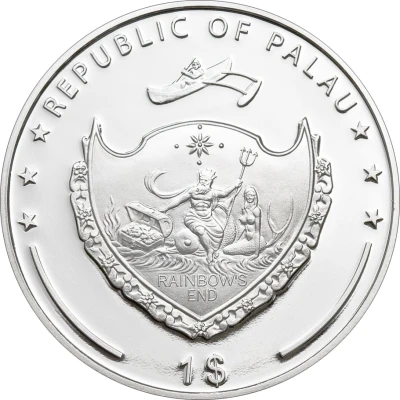 1 Dollar Colossus of Rhodes front