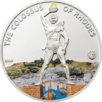 1 Dollar Colossus of Rhodes back