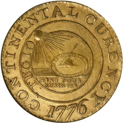 1 Dollar - Continental Currency Pattern front