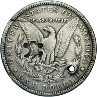 1 Dollar Counterstamped ND back