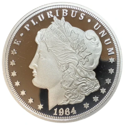 1 Dollar - Elizabeth II (1964 USA Morgan Dollar) 2019 back