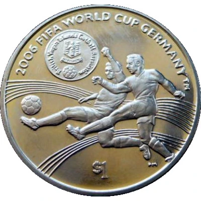 1 Dollar - Elizabeth II 2006 FIFA World Cup Germany back